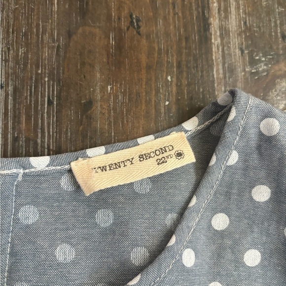 Twenty Second Polka Dot Midi Dress - Gray and White - Picture 3 of 7